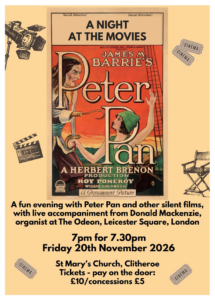Poster for a forthcoming event